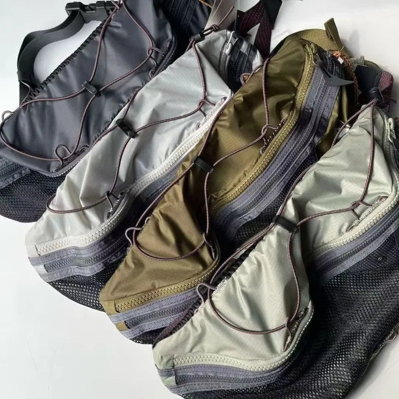 Large Capacity Men's Outdoor Breast Bag Travel Leisure Sports Qme