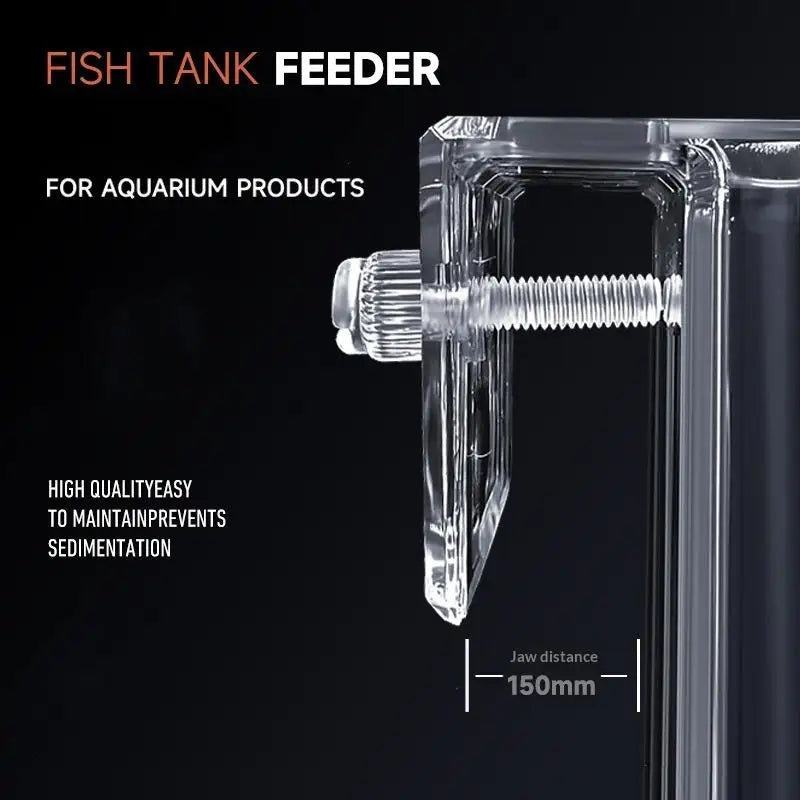 Automatic Food Dispenser Fish Tank Aquarium Feeding Tool Accessories Qme