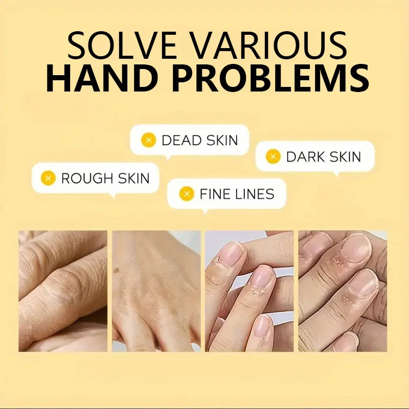 Honey Moisturizing Exfoliating Hand Wax Mask Moisturizing exfoliating nourishing skin 60g Qme