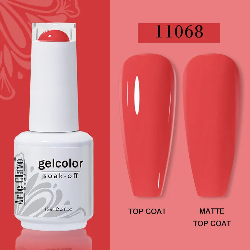 Arte Clavo Jelly Gel Polish Translucent Manicuring UV Nail Semi