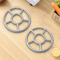 Gas Stove Frame Gas Stove Accessories Small Pot Auxiliary Support Anti Slip Bracket Milk Pot Holder Gas Stove Wok Support Rings Qme 2pcs