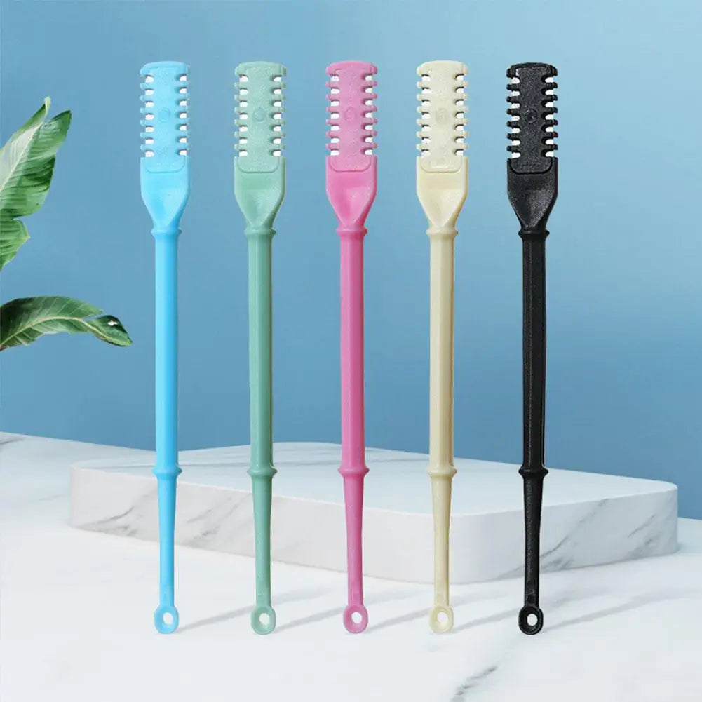 2-in-1 Nasal Hair Cutter,Double Sided Nose Hair Knife,Nostril Hair Remover Tool 360° Rotating Nose Hair Trimmer, For Women Men Qme