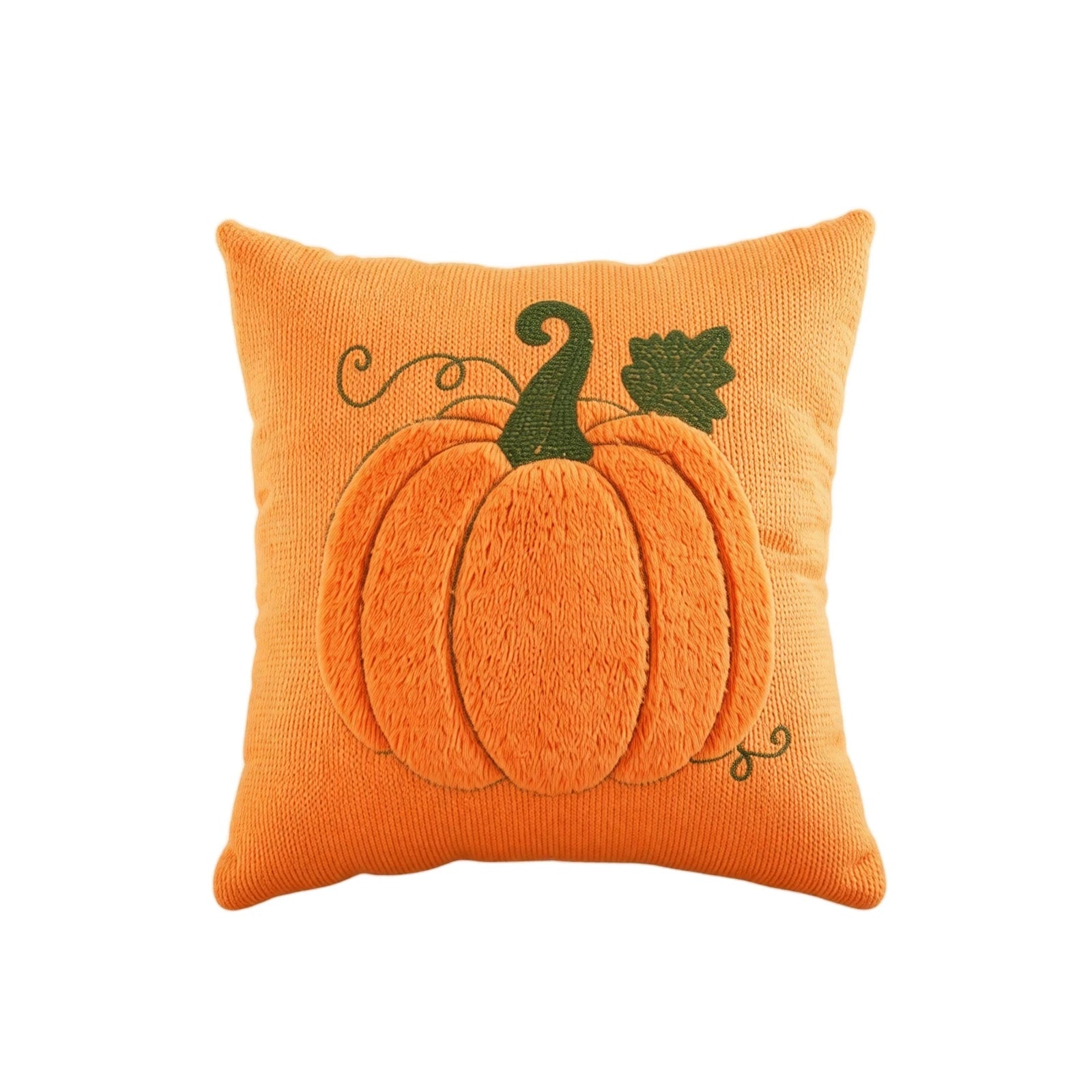 45x45cm Leaf Pumpkin Quilted Soft Pillowcase Halloween Party Home Living Room Sofa Decoration Cushion Cover Qme Saffron 51×137cm