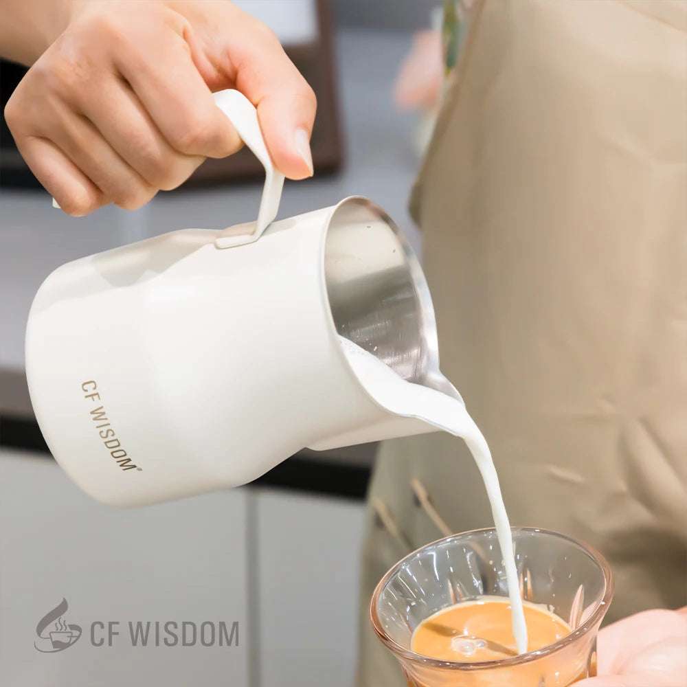 Crane Mouth Milk Frothing Pitcher Steaming Pitchers Professional Foam Qme