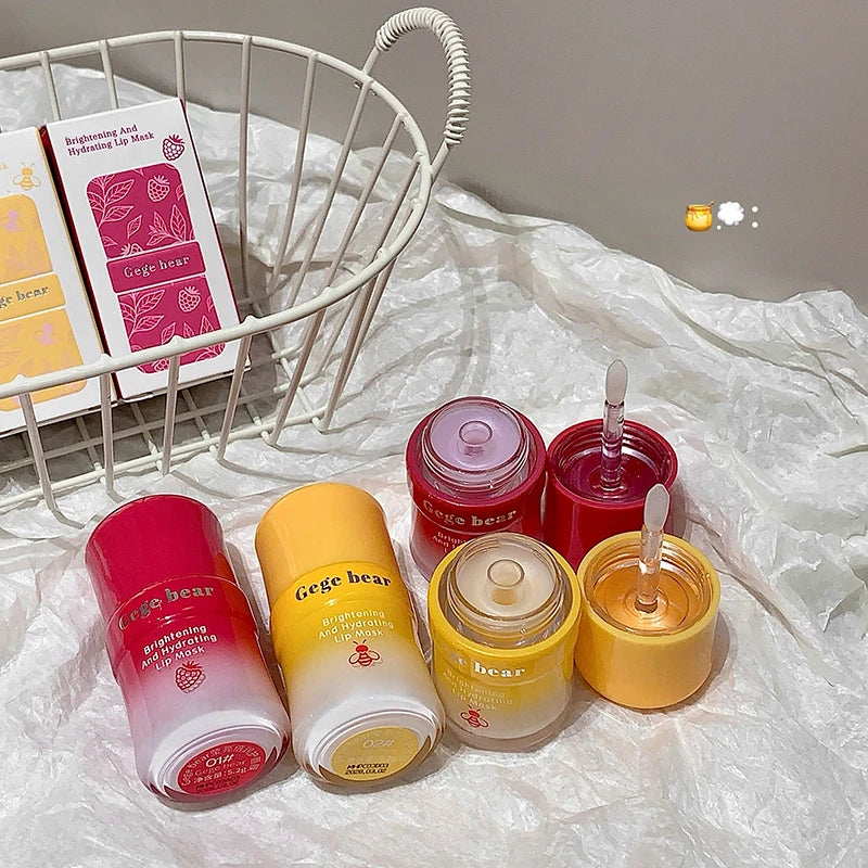 Gege Bear Lip Balm Moisturizing Fading Lines Prevent Chapped Lipstick Qme