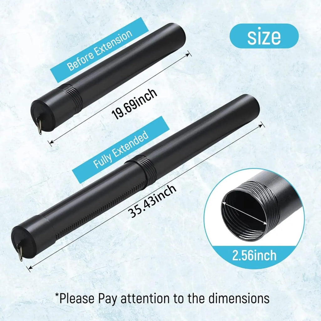 Extendable Poster Tubes Waterproof Drawings Transport Tubes Multipurpose Artwork Carrying Case Lightproof Drawings Storage Tube Qme
