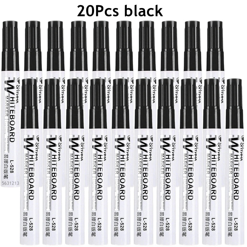 1- Erasable Whiteboard Marker Pen Blackboard Teaching Chalk Glass
