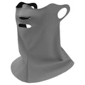 Cycling Nylon Neck Sunscreen Mask Elastic Polyester Face Sun Qme Dark Grey