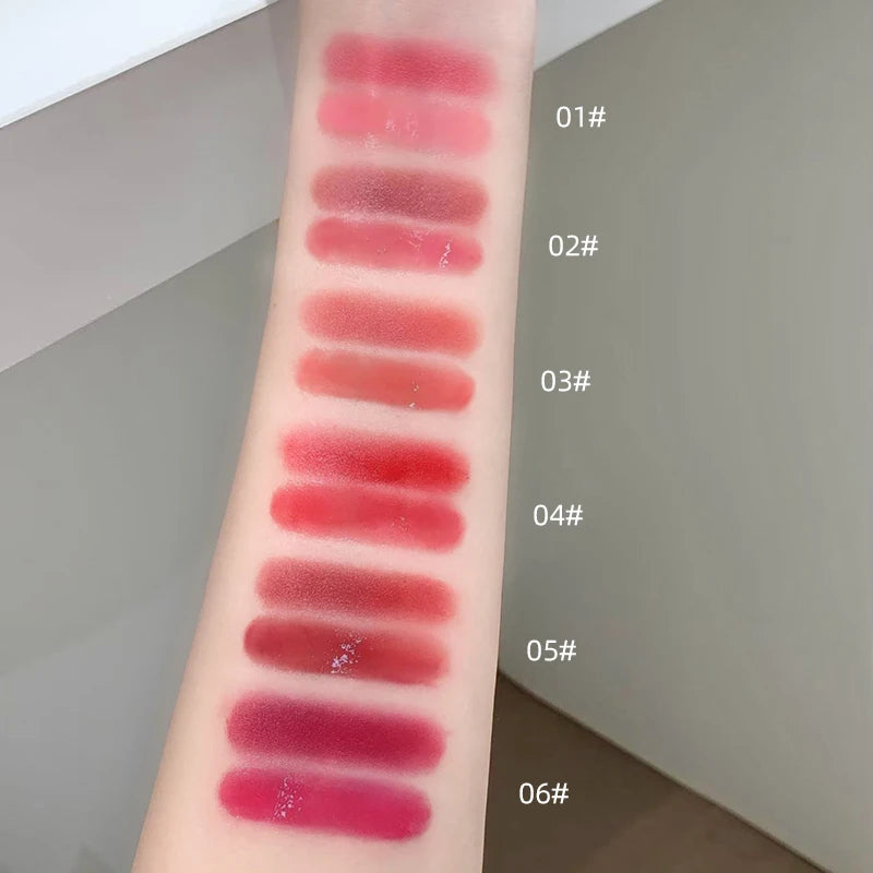Gege Bear Dual Effect Velvet Matte Glossy Pendant Lip Glaze Hydrating Qme