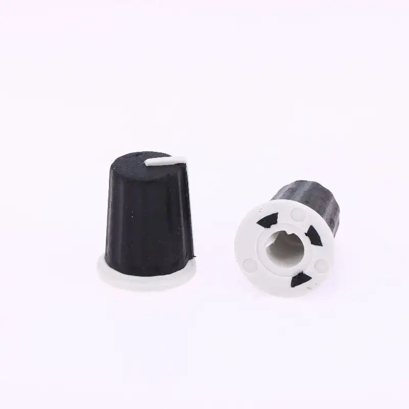2 16x19mm Rubber Potentiometer Knob Mixer DJM Series DJM-2000 900 850 Qme Black White X2