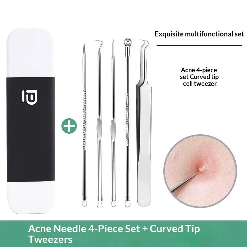 Ultra-precise Acne Blackhead Removal Tool Pimple Tweezers Effective Qme one size A7