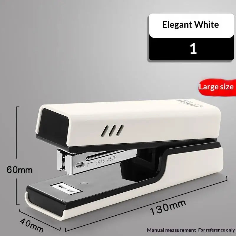 Heavy Duty Staples Stapler 24 6 26 Smooth Paper Binding Office School Qme L White