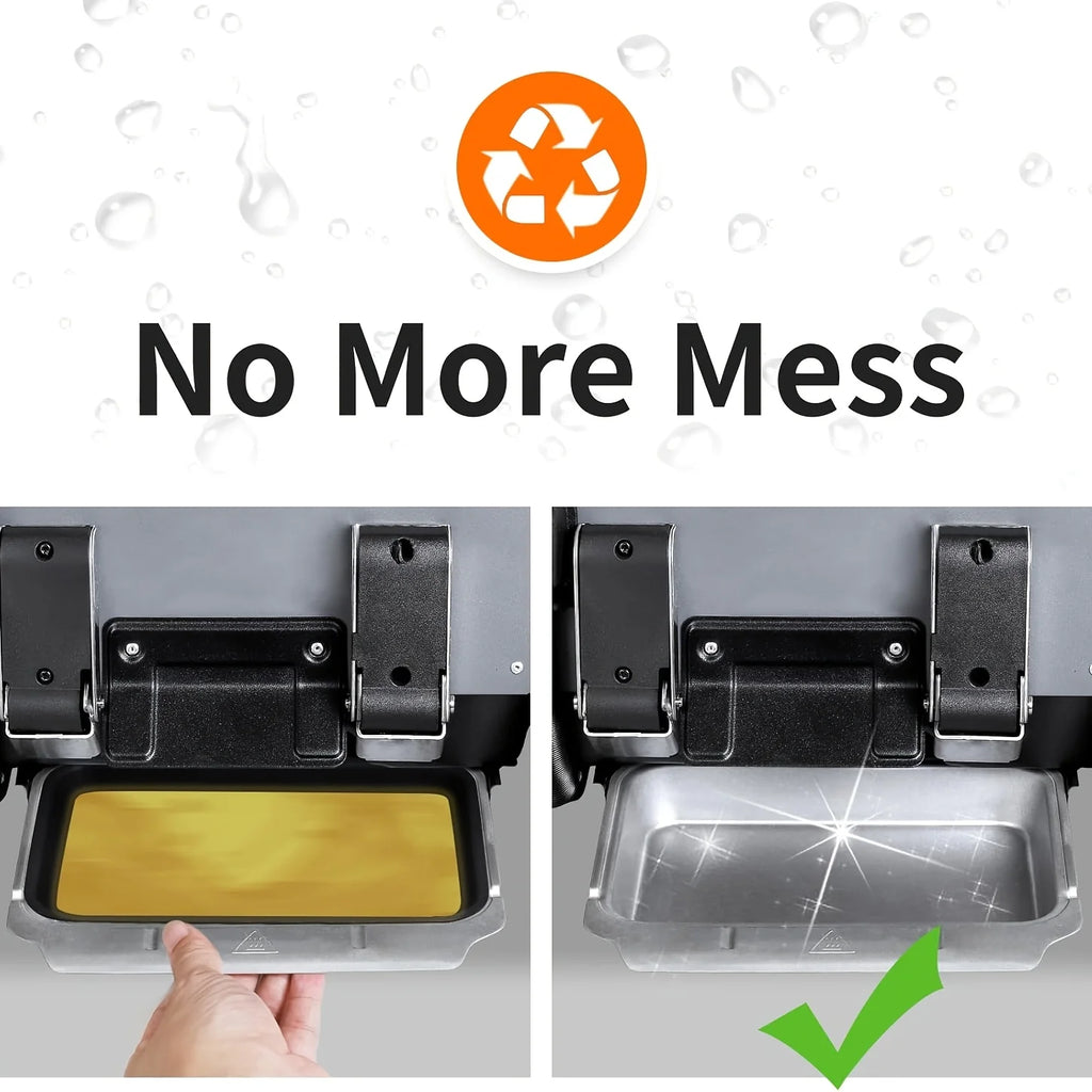 Silicone Drip Tray Liners Compatible Ninja OG701 Outdoor 7-in-1 Grill Qme