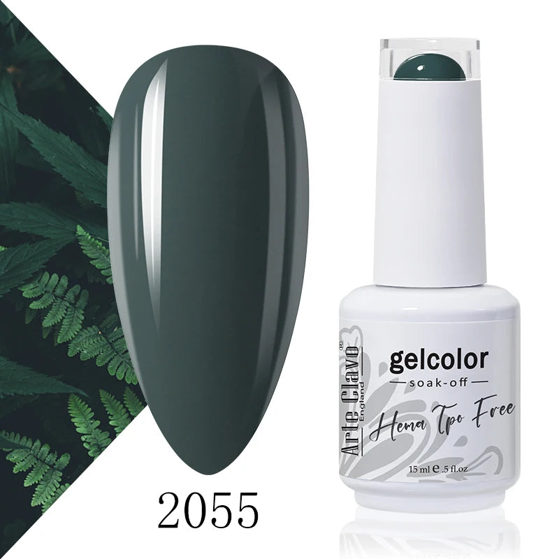 Arte Clavo Colourful Gel Nail Polish Art Varnishes Macaron Semi