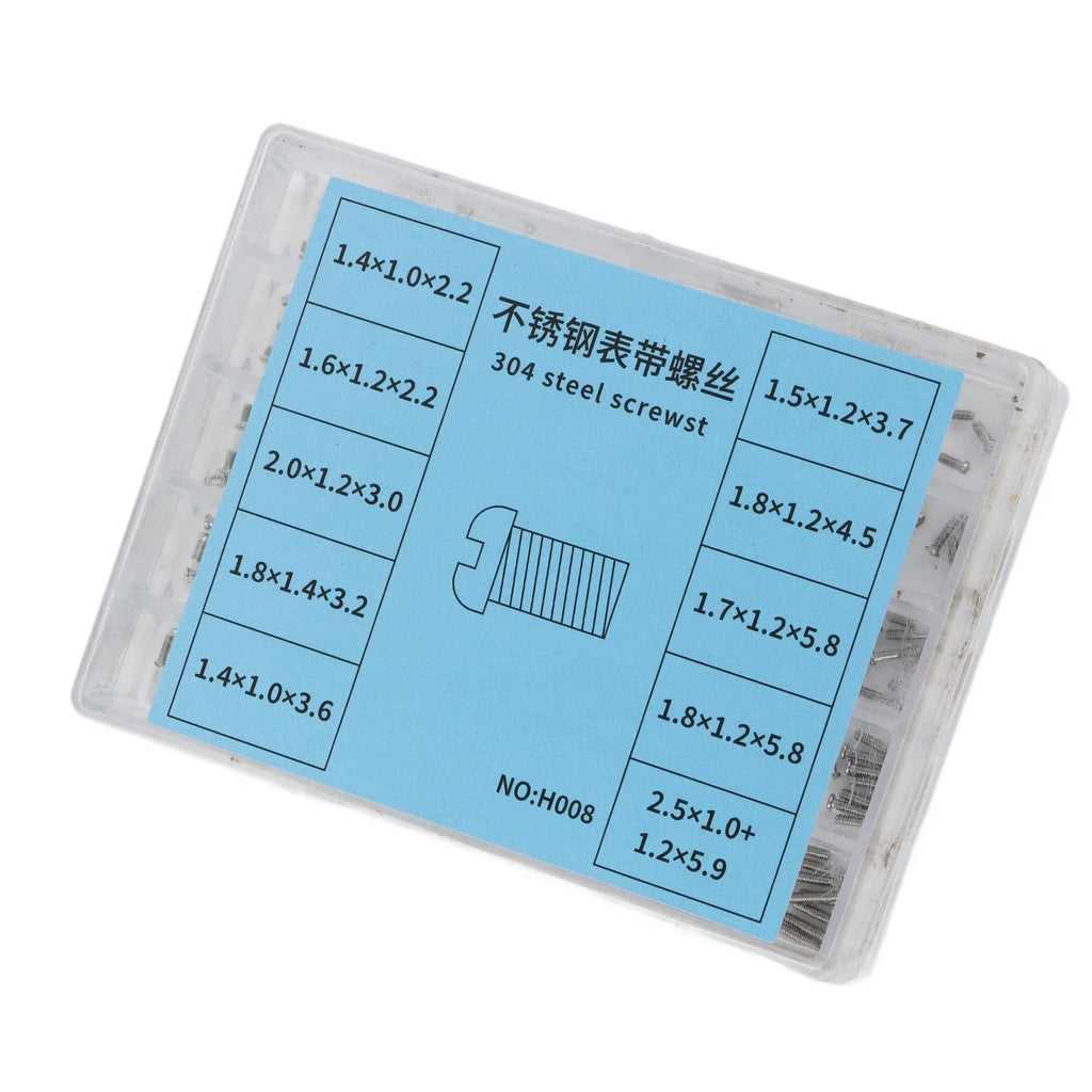 304 Stainless Steel Slot Screws Watch Back Cover Assorted Screws Watch Repair Tools Watch Screw 304 Stainless Steel Watch Screw Qme