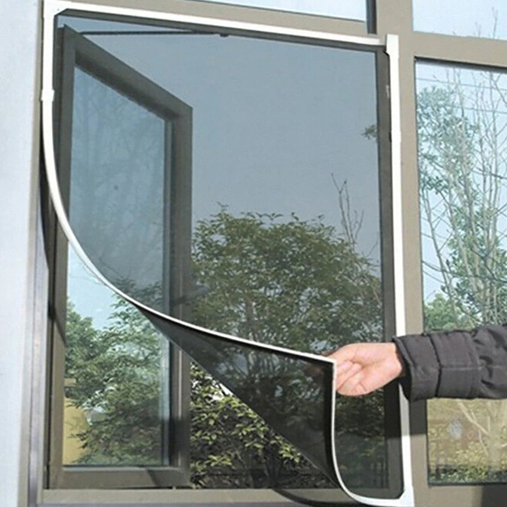 Window Mosquito-Proof Screen, Window Mesh, Invisible Sand Window, Household Self-Adhesive Door Curtain Window Qme