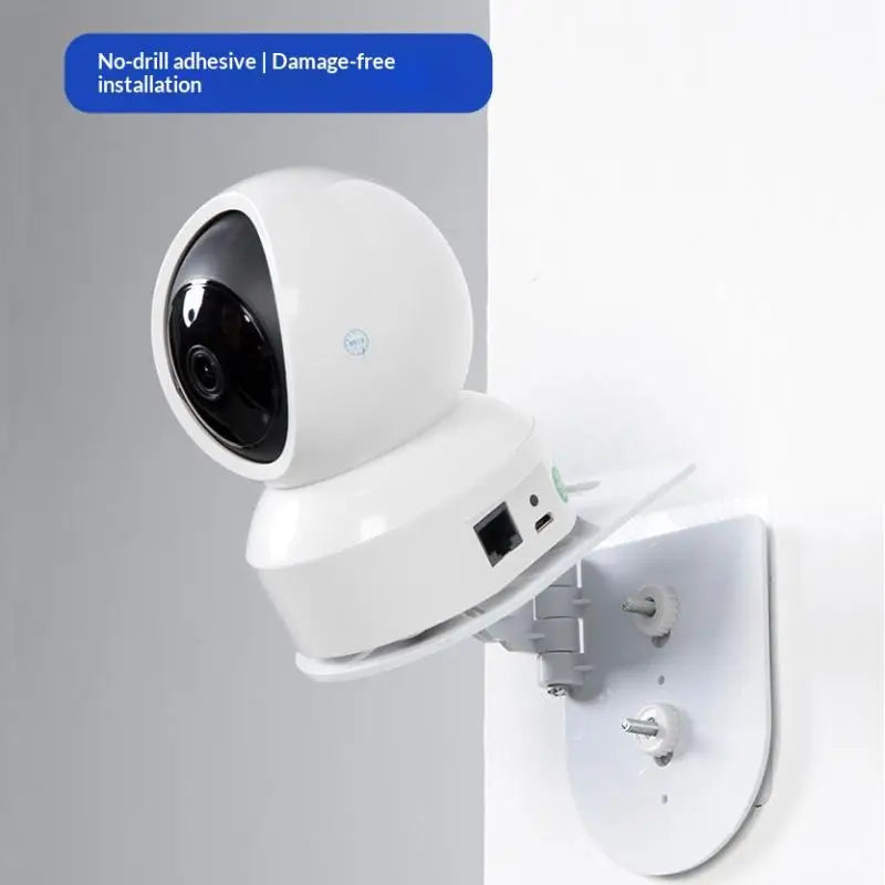 L Shape Camera Wall Mount Bracket Nail Adhesive Base PTZ Models Qme