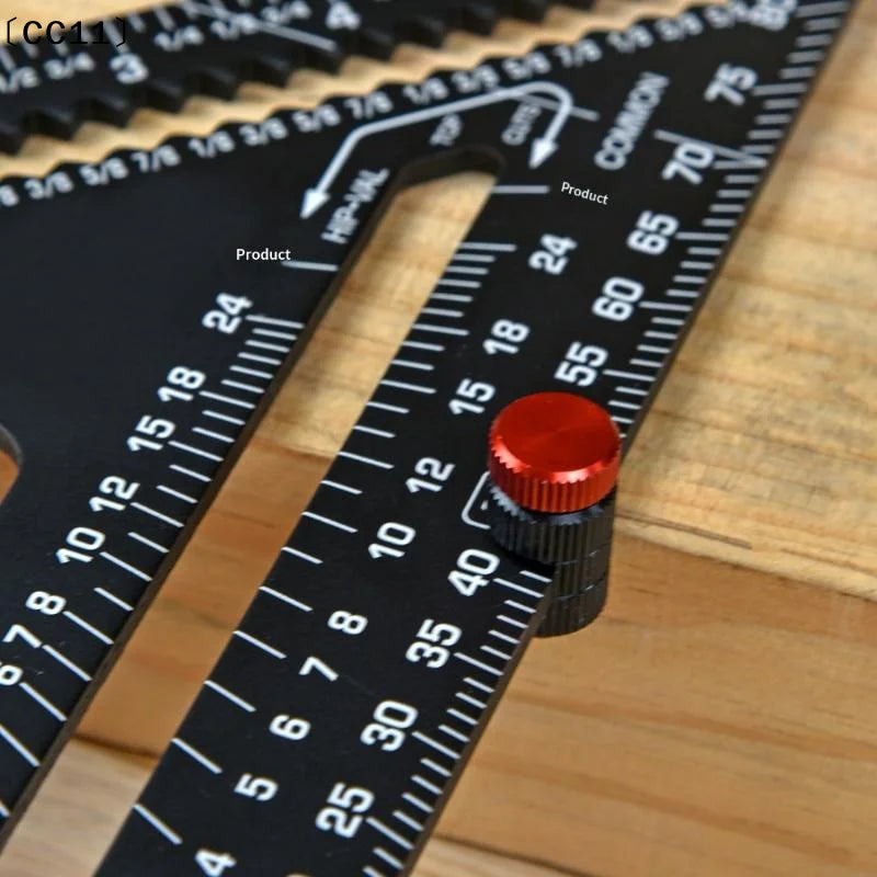 Durable Aluminum Alloy Precise Measuring Drawing Triangular Plate Qme