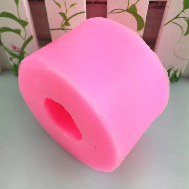 ^1Pc Woolen Ball Candle Mold Silicone Nordic Yarn Ball DIY Wax Soap Crafts Mould Qme