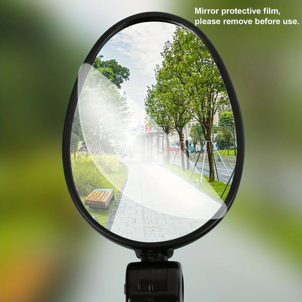Bike Mirror 360 Degree Adjustable Rotatable Handlebar Mirror Wide Bycicle Accessories Cycling Rear View Mirror Qme