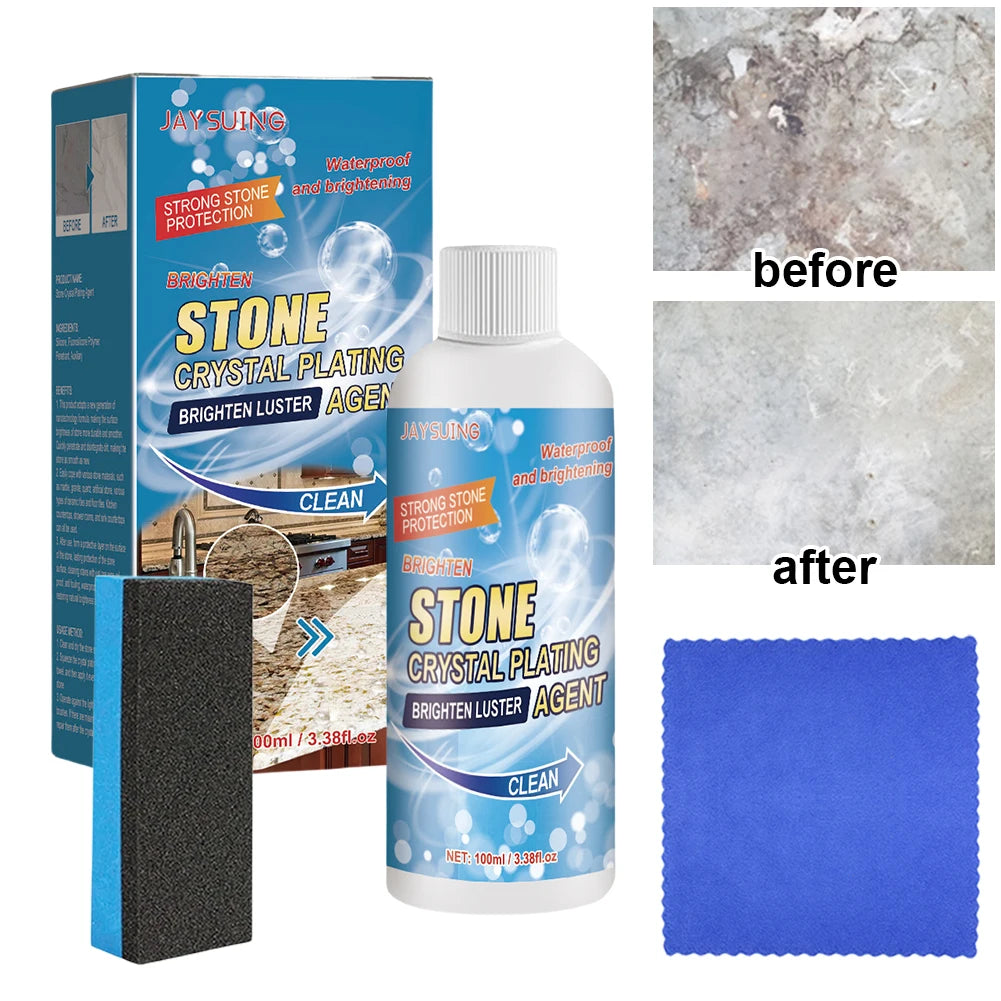 Stone Nano Crystal-Plating Agent Stone Stain Remover Cleaner Marble Crystal Plating Agent Nano Stone Crystal Plating Liquid Qme
