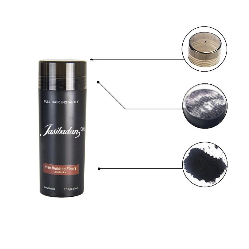 Hair Fiber Powder Hair Seams Covers Fiber Powder Hair Powder Can Hair Full-Bodied Waterproof Hair Powder Auxiliary Nozzle Set Qme