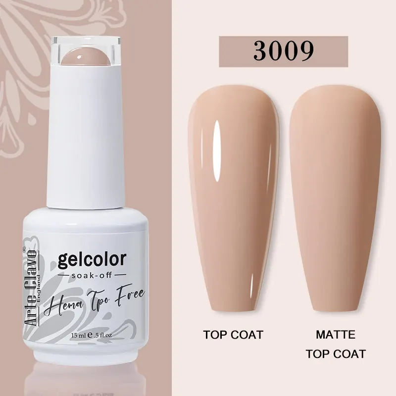 Arte Clavo Red Series Nail Polish Party Colors Gel Varnishes All Qme 3009
