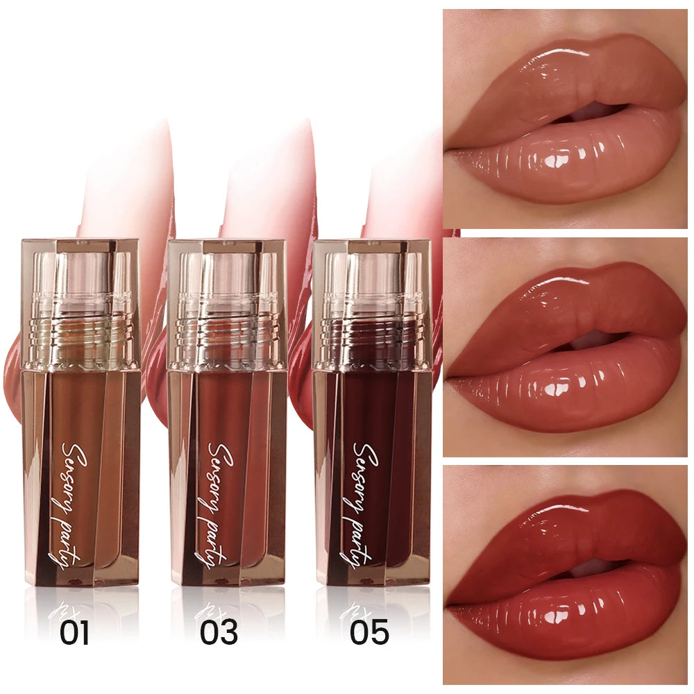 Selling Plumping Glass Lip Gloss Moisturizing Non-sticky Shiny Glaze Qme 02