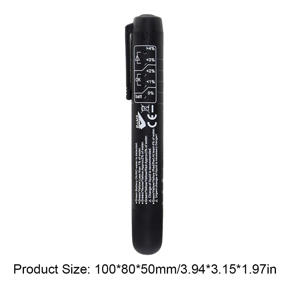 Car Brake Fluid Tester Pen Accurate Oil Quality Diagnostic Tool 5 LED Indicator Liquid Testing Pen Car Vehicle Auto Testing Tool Qme