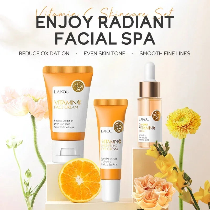 LAIKOU Vitamin C Facial Hydrating Moisturizing Whitening Brightening Qme