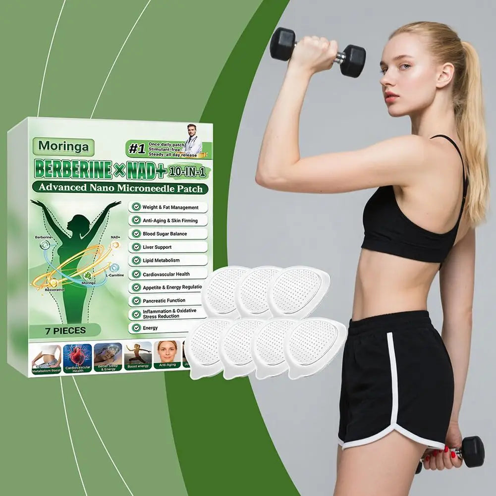 Advanced Nano Microneedle Patch For Body Skin Portable Daily Use External Application Care Sticker Breathable Comfor Adhesion Qme