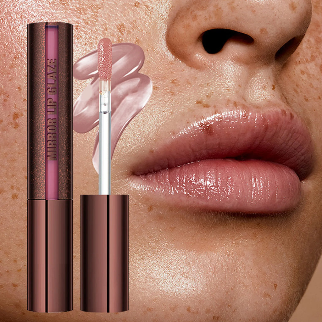 Jelly Lip Glaze Transparent Glass Oil Lightweight Non-stick Gloss Qme