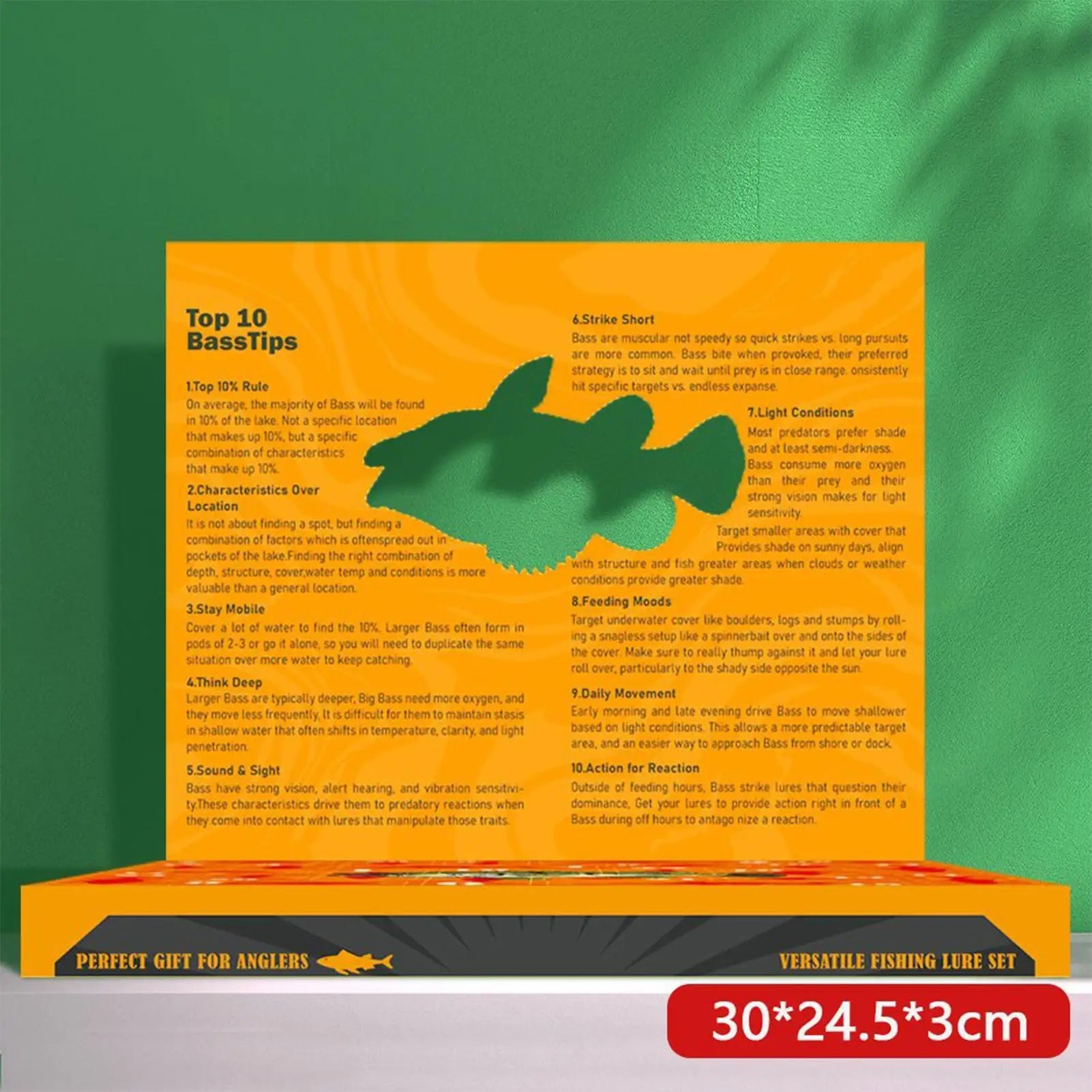 Christmas Fishing Lure Countdown Calendar Realistic Angling Gears Qme