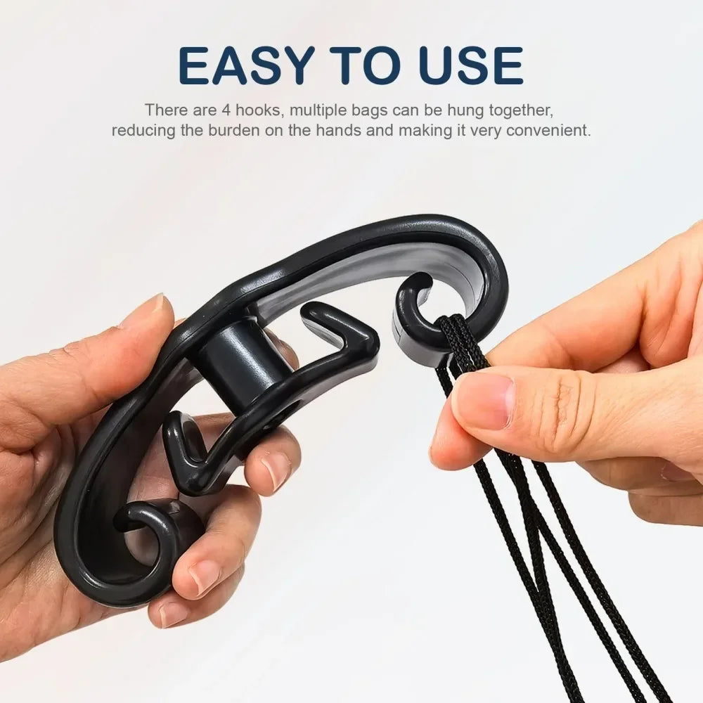Portable Shopping Bag Storage Organizer Bag Grips Multi Functional Labor-saving Lifting Device Carry Household Bag Handle Gadget Qme