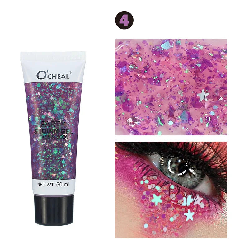 Party Sequin Gel Waterproof Sweat Proof Durable Shiny Creates Amazing Qme 4
