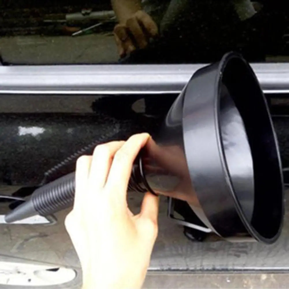 Motorcycle Oil Funnel Tool Set Wide Mouth Oil Funnel Flexible Long Neck Detachable Filter Automotive Tools for Qme
