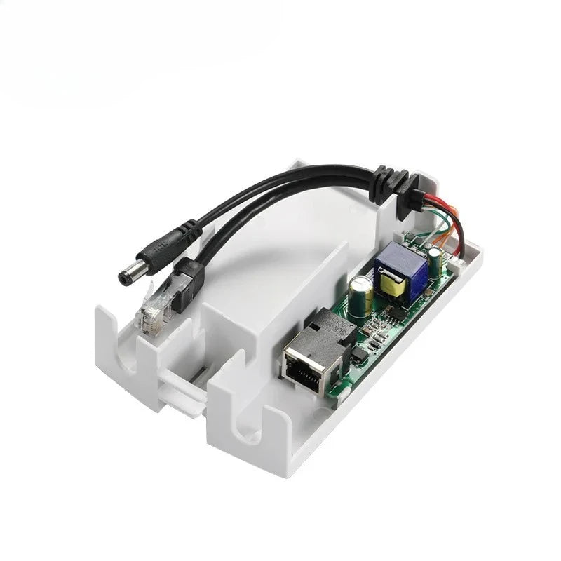 1PCS POE Splitter 48V to 12V 2A Outdoor IP Camera Wireless AP Power Supply Module with National Standard Qme