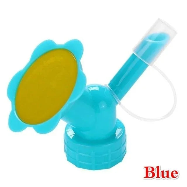 1 Plastic Garden Sprinkler Nozzle Shower Head Watering Can Bottle Qme Blue