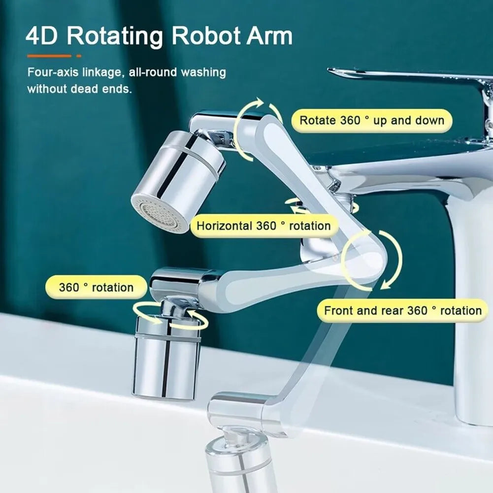 Heavy Metal Universal 1080° Rotation Faucet Sprayer Head For Kitchen Washbasin Extension Faucet Bubbler Sink Tap Splash Nozzle Qme