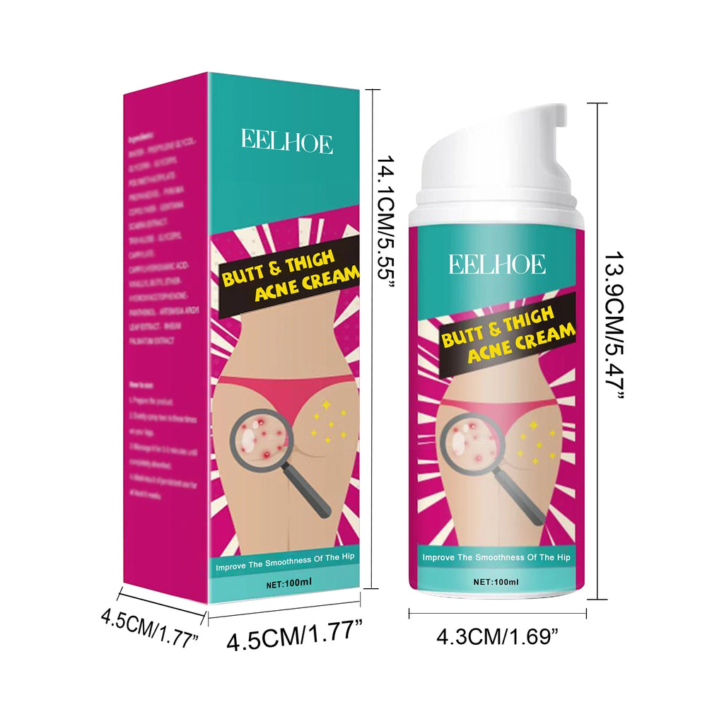 Butt Thigh Acne Cream Remove Pimples Moisturizing Clarifying Brightening Smoothing Skin Care Thigh Acne Removal Cream Qme