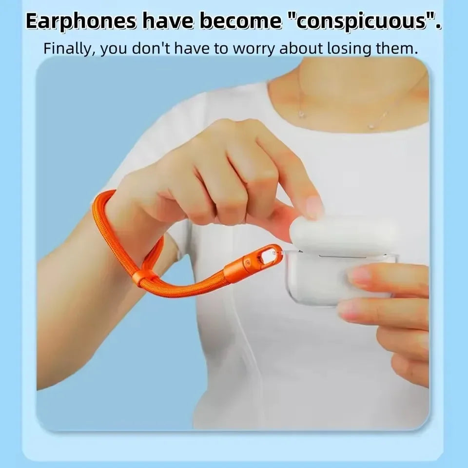 Universal Phone Lanyard with Clip Upgraded Anti-Drop 360° Rotation Adjustable Wrist Strap for All Phone Cases Qme