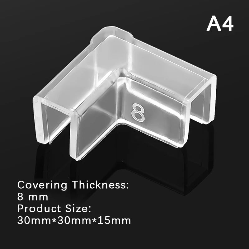 Adhesive Protective Cover Aquarium Accessories Silicone Transparent Qme 8mm