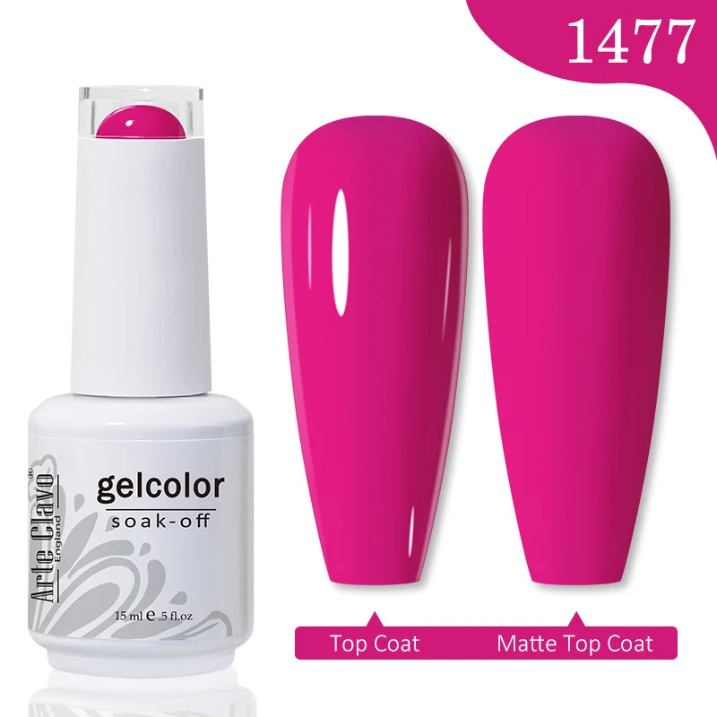 Arte Clavo Transparent Nude Pink Jelly Gel Nail Polish Semi Permanent