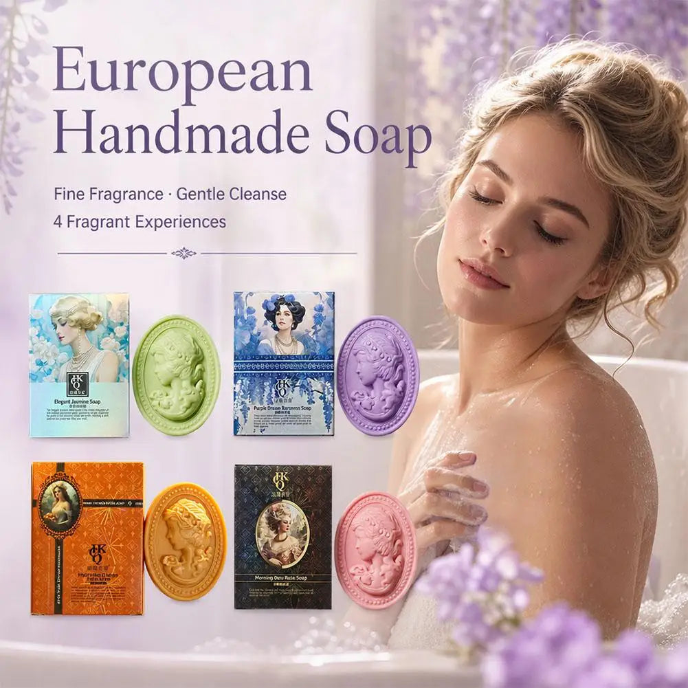 Elegant Handmade Soap Bar Long Lasting Fragrance Women Nourishing Qme