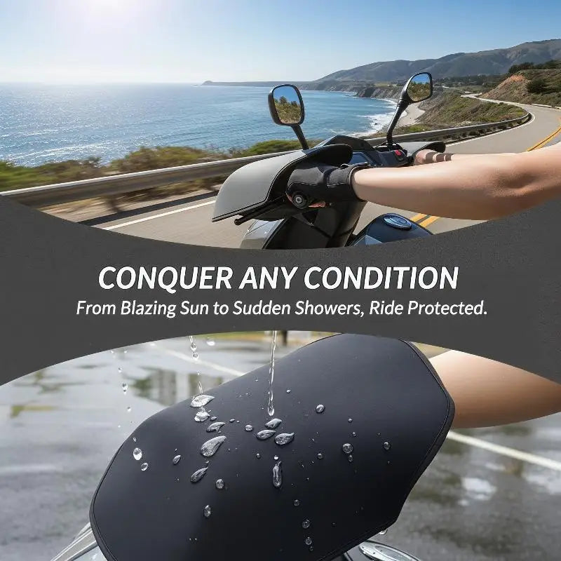 Electric Vehicle Waterproof Handlebar Muffs Motorcycle Gloves Sun Qme