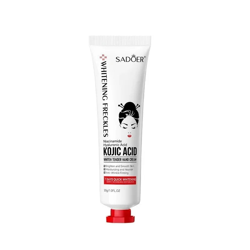 Kojic Acid Anti-wrinkle Hand Cream Skin Soften Nourish Anti-drying Qme 1PCS