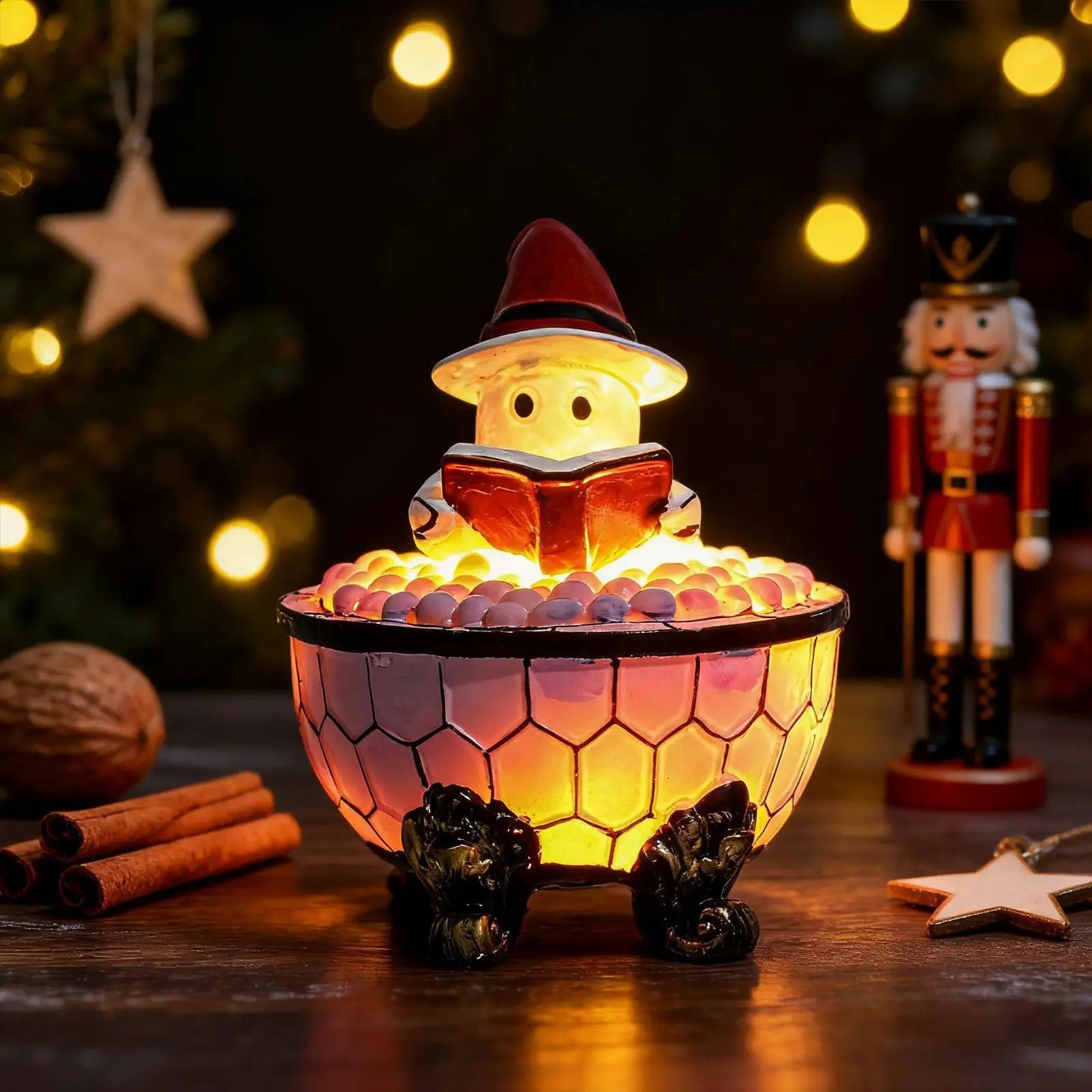 Ghost Lamp Bathtub Reading Book Decoration Figurine Ghost Nightlight For Pathway Bedroom Kitchen Office Home House Window Qme