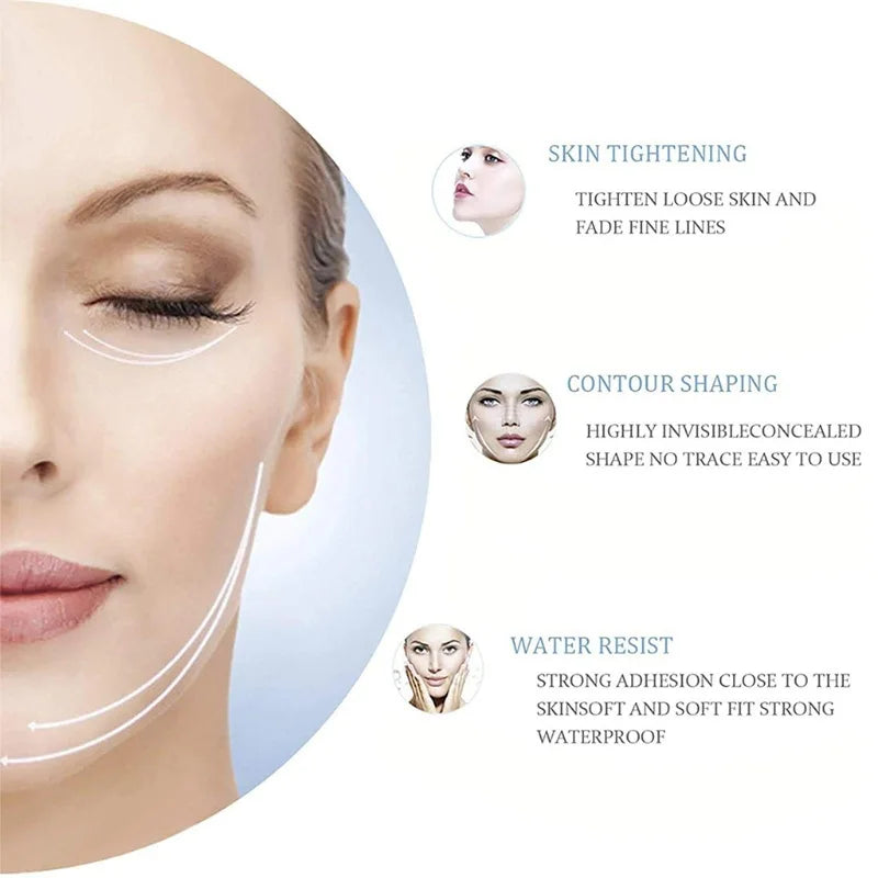 Instant Invisible Face Stickers Neck Eye Double Chin Lift V Shape Qme