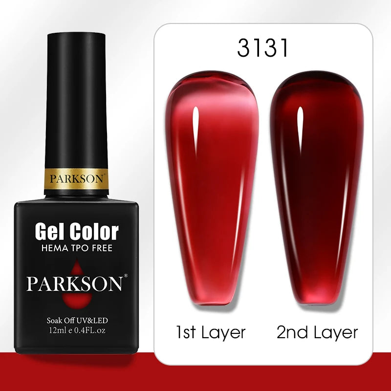 Parkson Colorful Nail Gel Polish Lacquer Soak Off UV LED Long Lasting