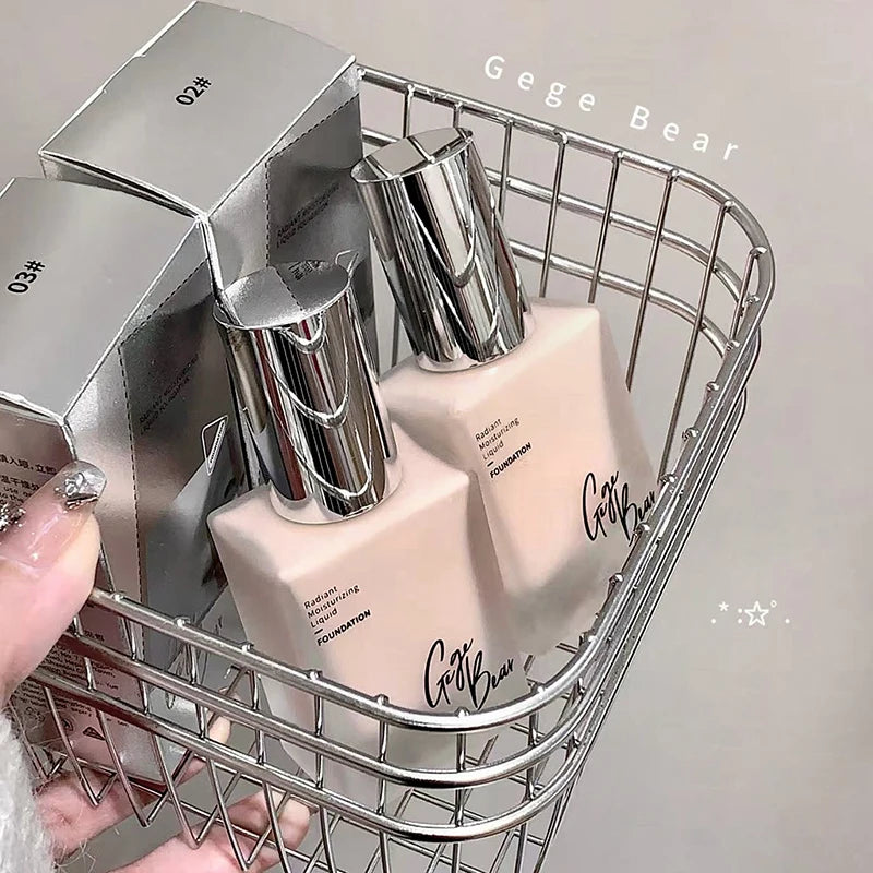 Gege Bear Light Foundation Liquid Concealer Long-lasting Moisturizing Qme